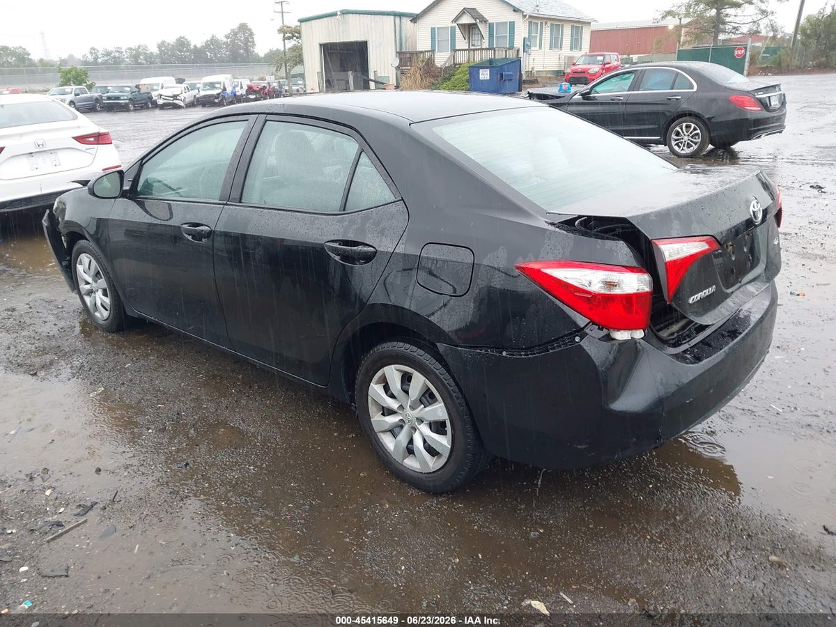 2015 TOYOTA COROLLA LE — снимка 3