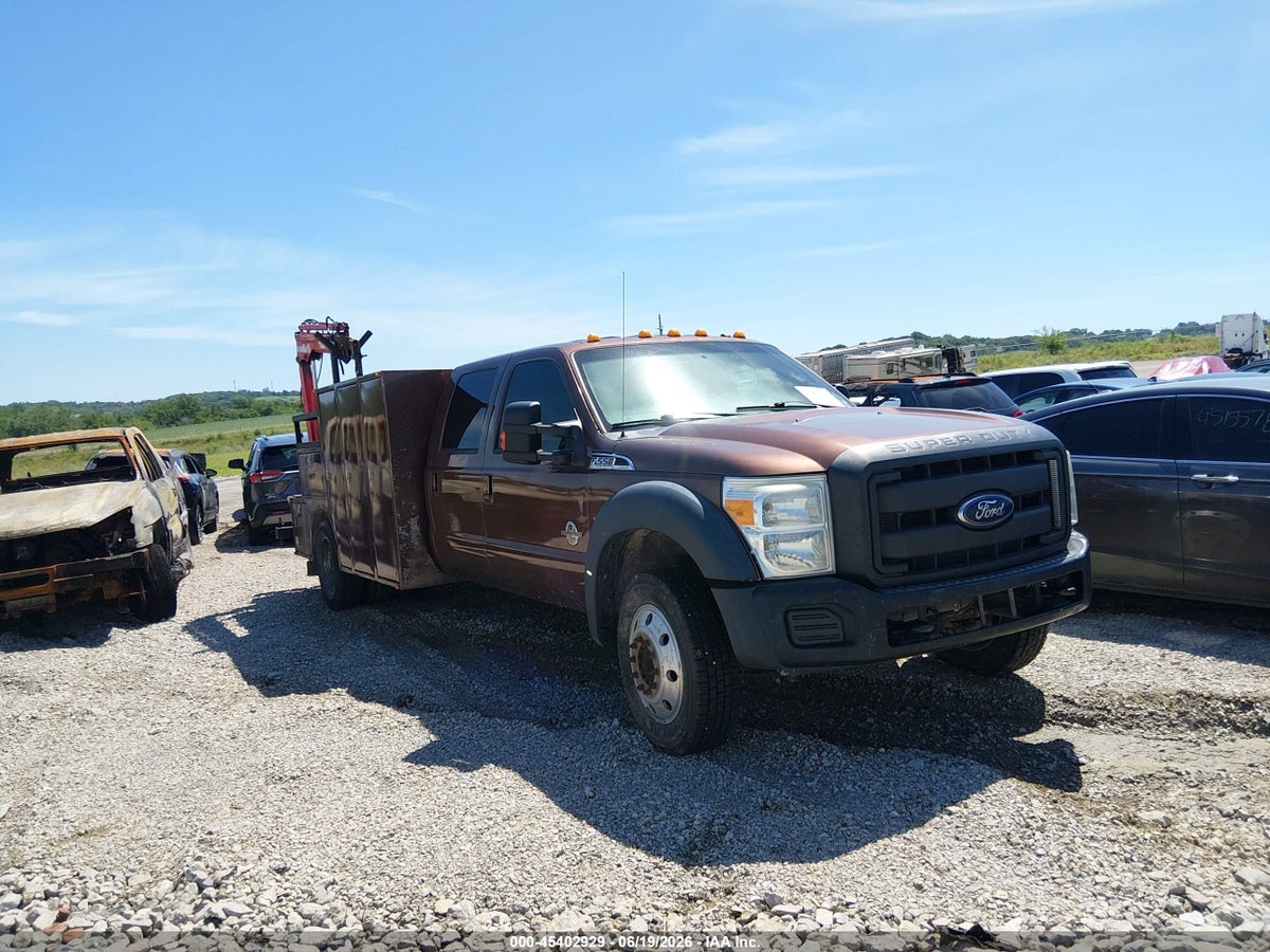 2012 FORD F-550 CHASSIS LARIAT/XL/XLT