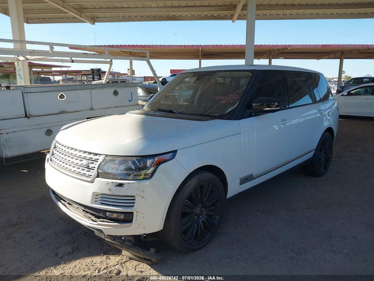 2015 LAND ROVER RANGE ROVER 5.0L V8 SUPERCHARGED — снимка 2