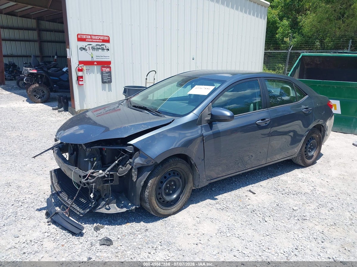 2019 TOYOTA COROLLA LE — снимка 2
