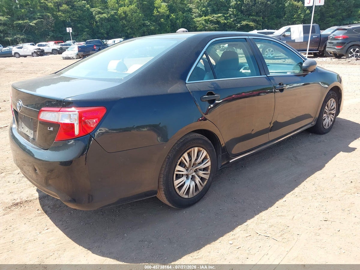 2012 TOYOTA CAMRY LE — снимка 4