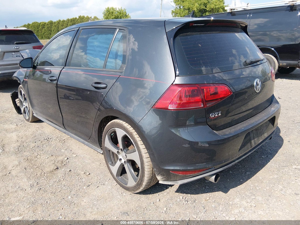 2016 VOLKSWAGEN GOLF GTI SE 4-DOOR — снимка 3