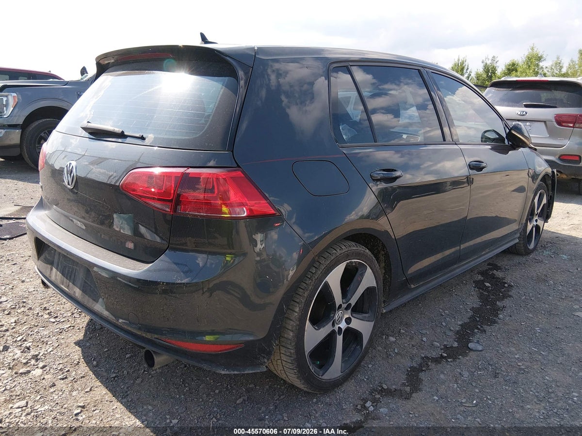 2016 VOLKSWAGEN GOLF GTI SE 4-DOOR — снимка 4