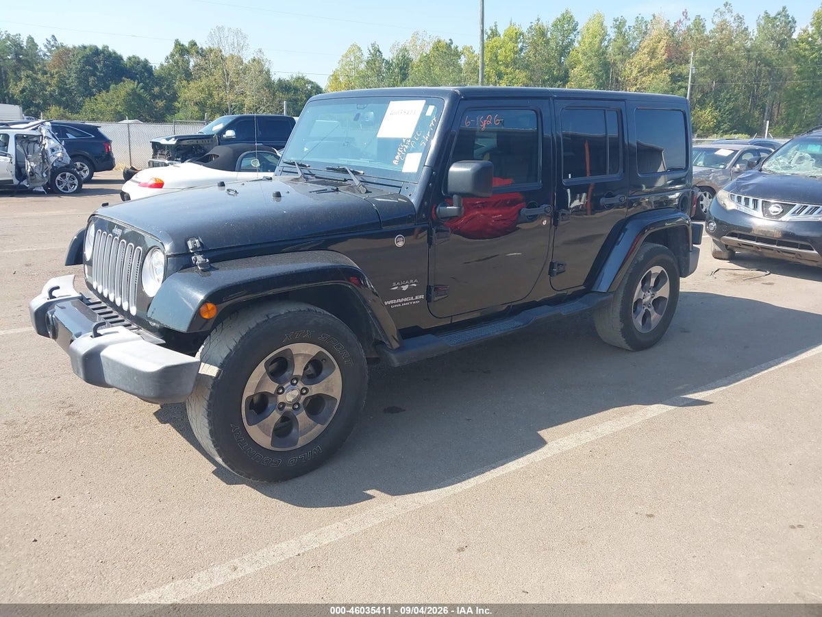 2017 JEEP WRANGLER UNLIMITED SAHARA 4X4 — снимка 2