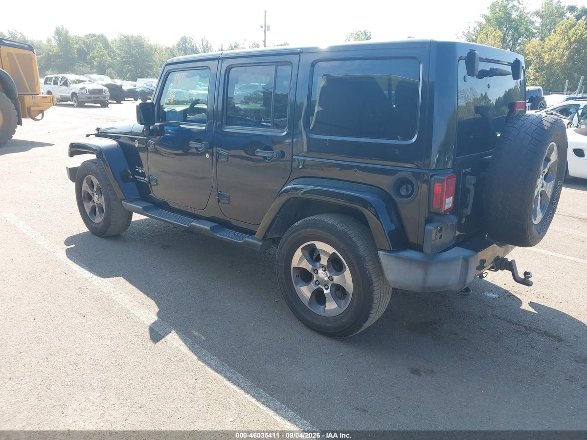 2017 JEEP WRANGLER UNLIMITED SAHARA 4X4 — снимка 3
