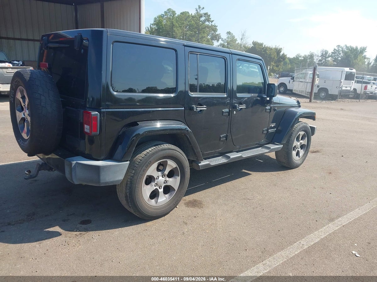 2017 JEEP WRANGLER UNLIMITED SAHARA 4X4 — снимка 4