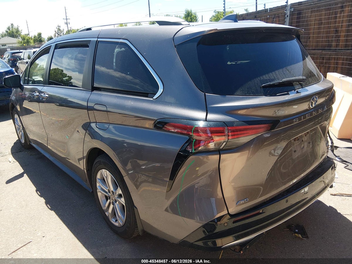 2021 TOYOTA SIENNA PLATINUM — снимка 3