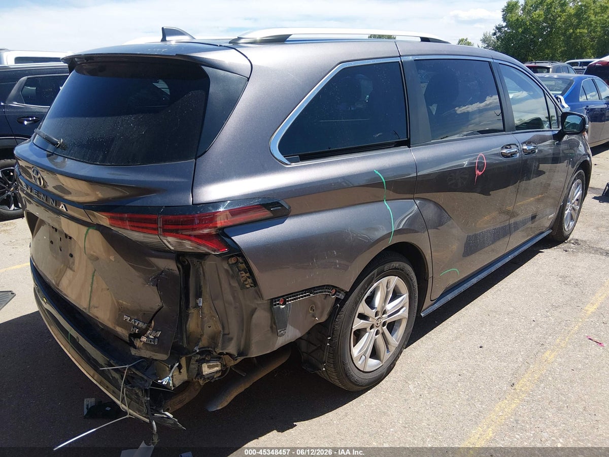 2021 TOYOTA SIENNA PLATINUM — снимка 4