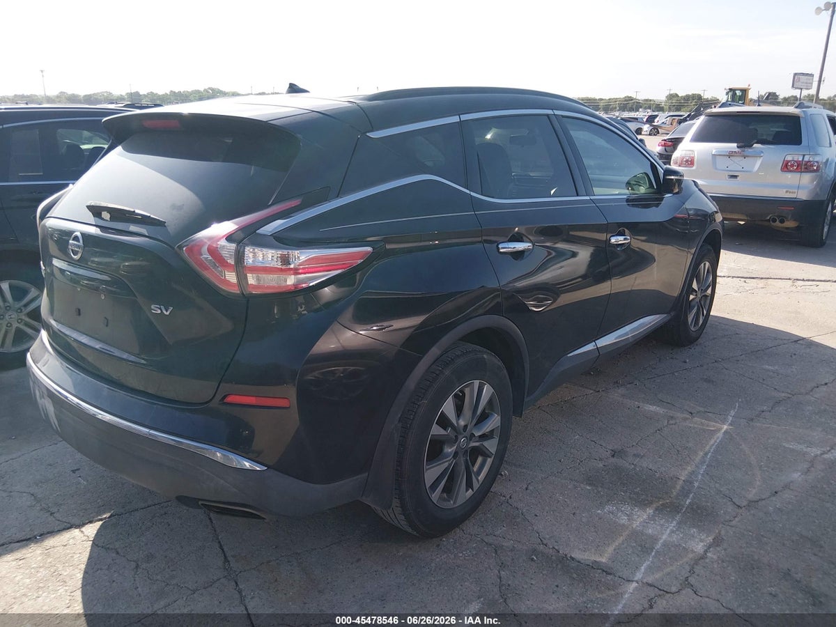 2015 NISSAN MURANO SV — снимка 4