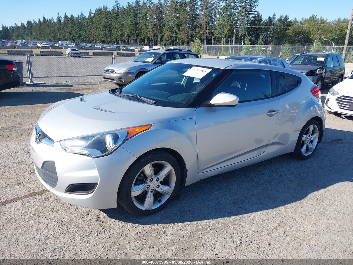 2013 HYUNDAI VELOSTER BASE W/BLACK — снимка 2