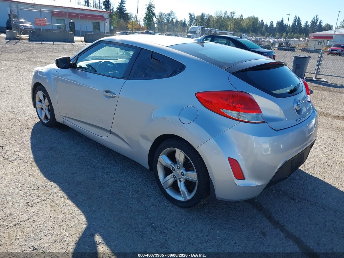 2013 HYUNDAI VELOSTER BASE W/BLACK — снимка 3