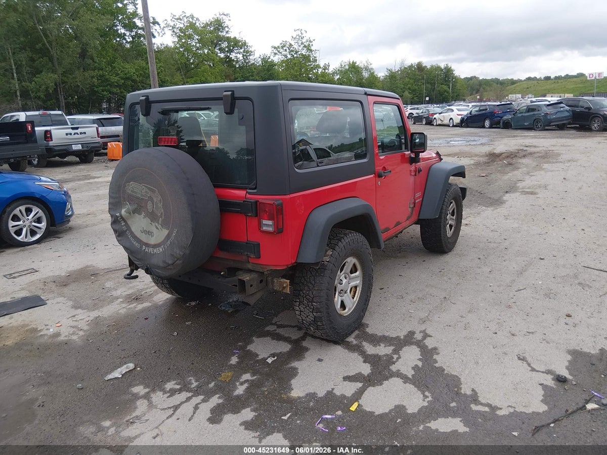 2012 JEEP WRANGLER SPORT — снимка 4