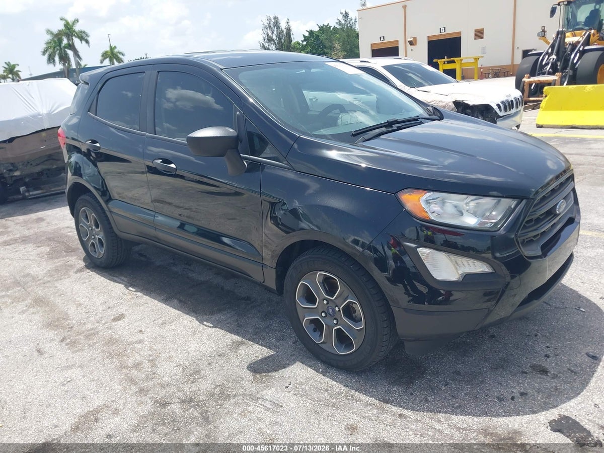 2018 FORD ECOSPORT S
