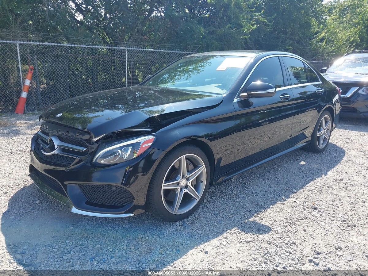 2015 MERCEDES-BENZ C 300 SPORT 4MATIC — снимка 2