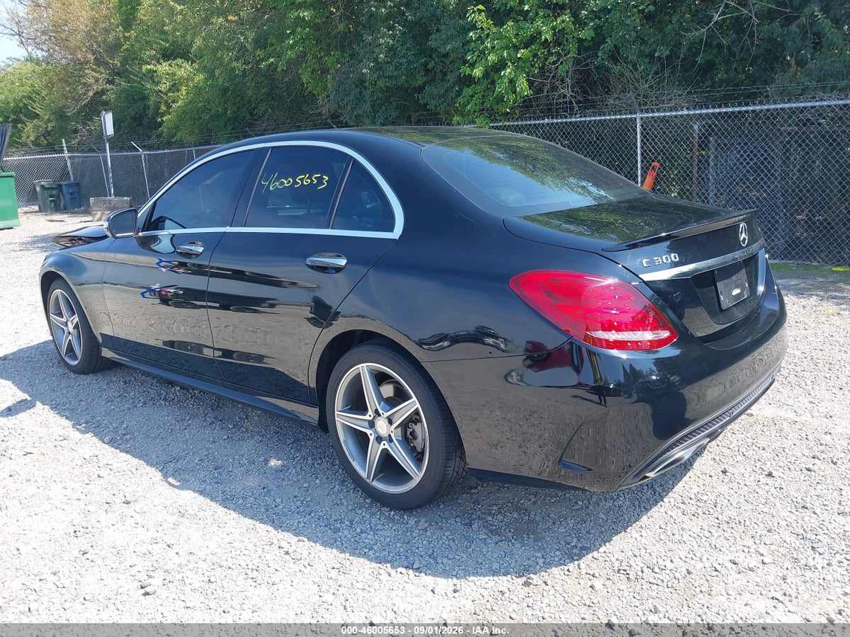 2015 MERCEDES-BENZ C 300 SPORT 4MATIC — снимка 3