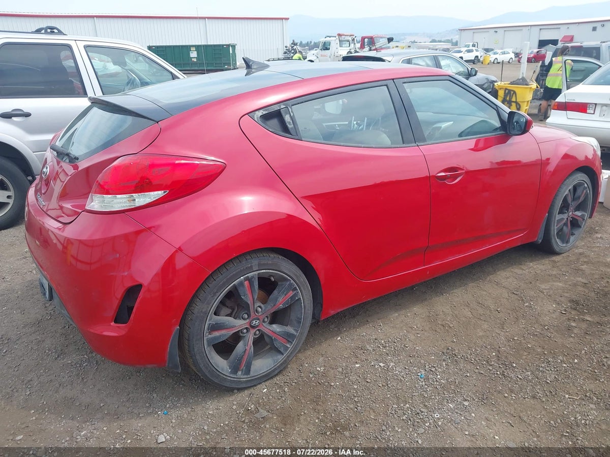 2013 HYUNDAI VELOSTER BASE W/GRAY — снимка 4