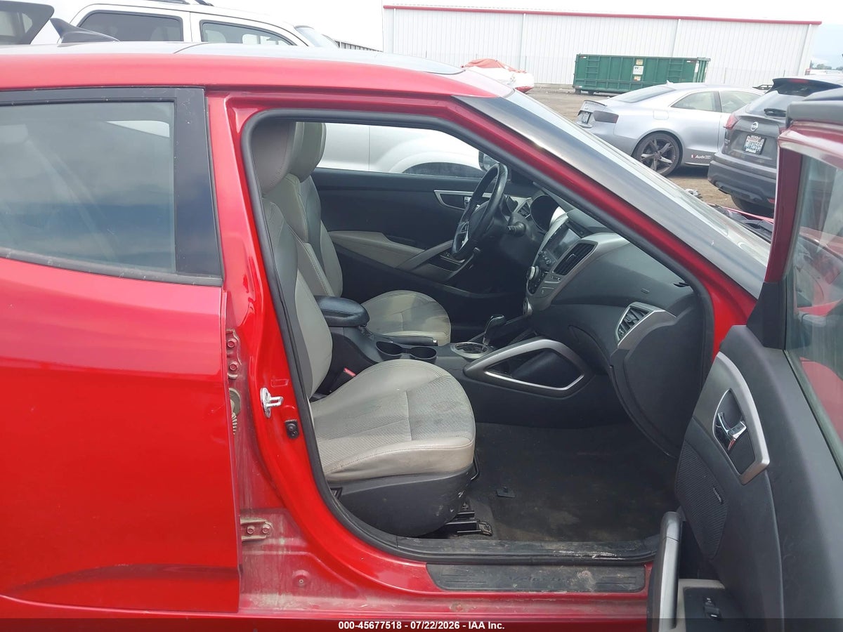 2013 HYUNDAI VELOSTER BASE W/GRAY — снимка 5