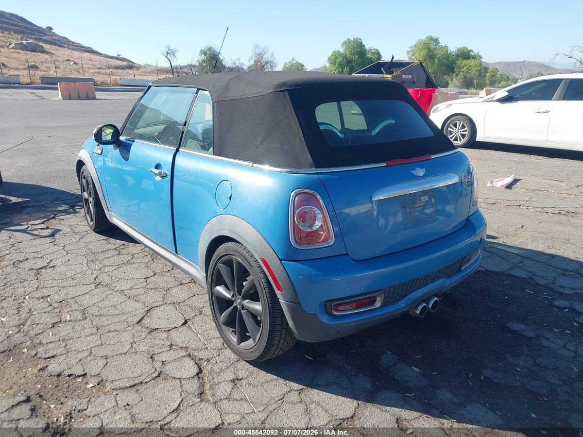 2014 MINI CONVERTIBLE COOPER S — снимка 3