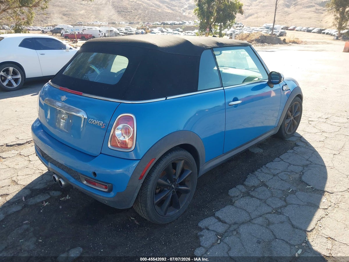 2014 MINI CONVERTIBLE COOPER S — снимка 4