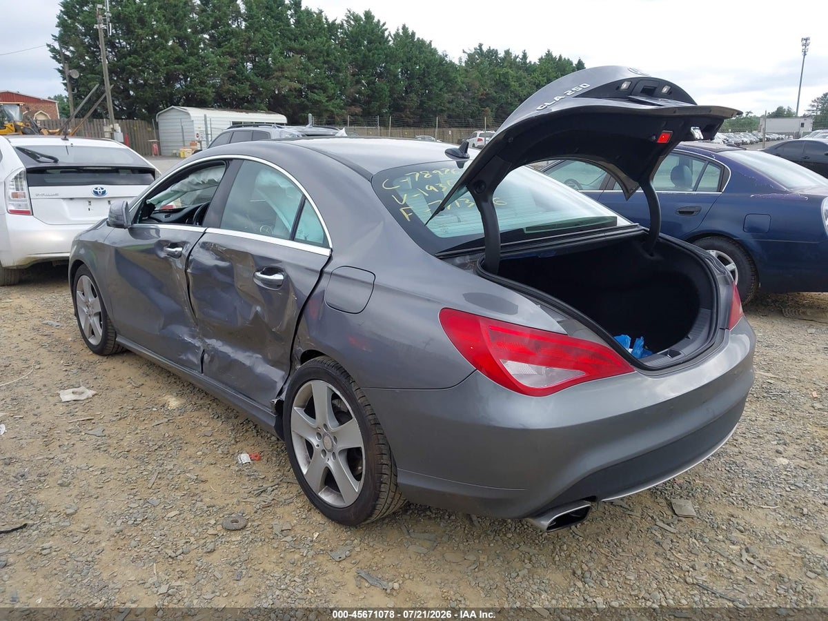 2015 MERCEDES-BENZ CLA 250 4MATIC — снимка 3