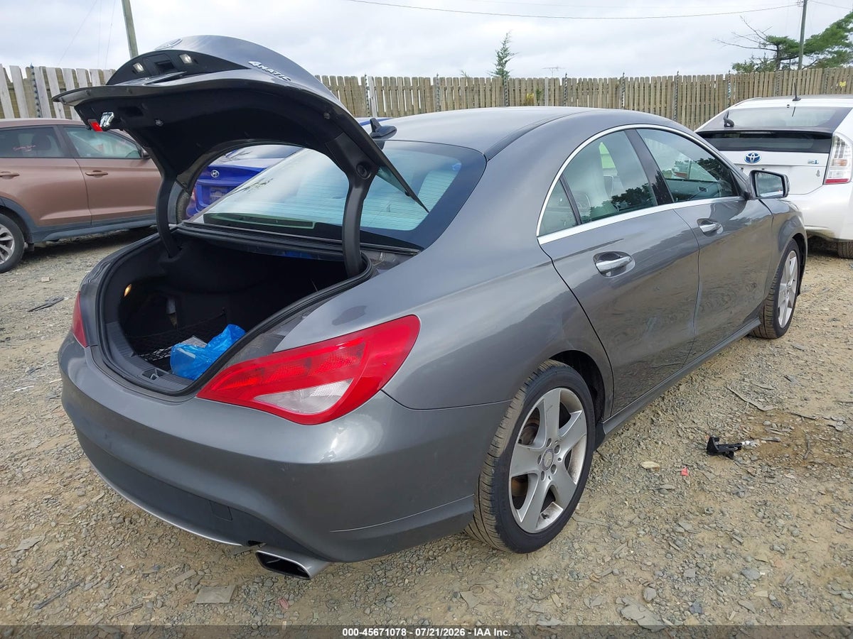 2015 MERCEDES-BENZ CLA 250 4MATIC — снимка 4