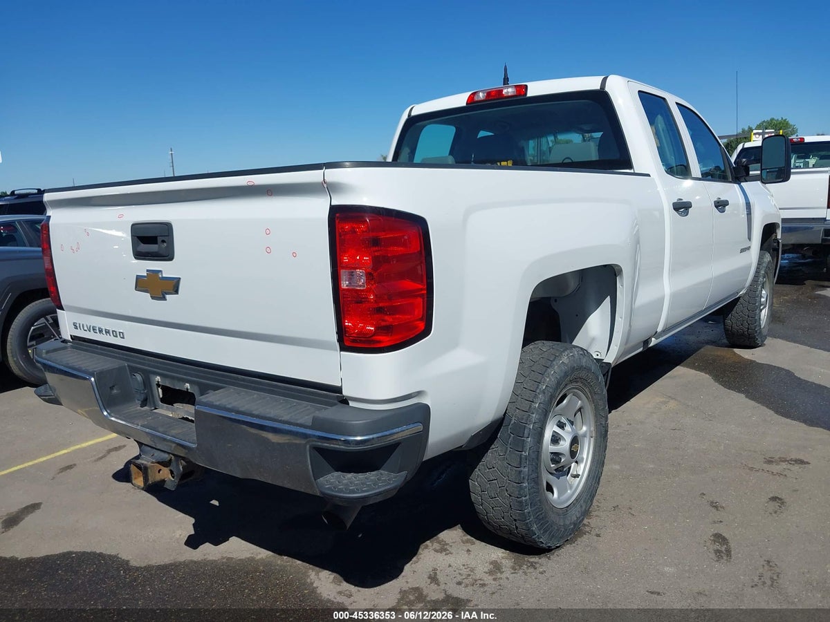 2019 CHEVROLET SILVERADO 2500HD WT — снимка 4