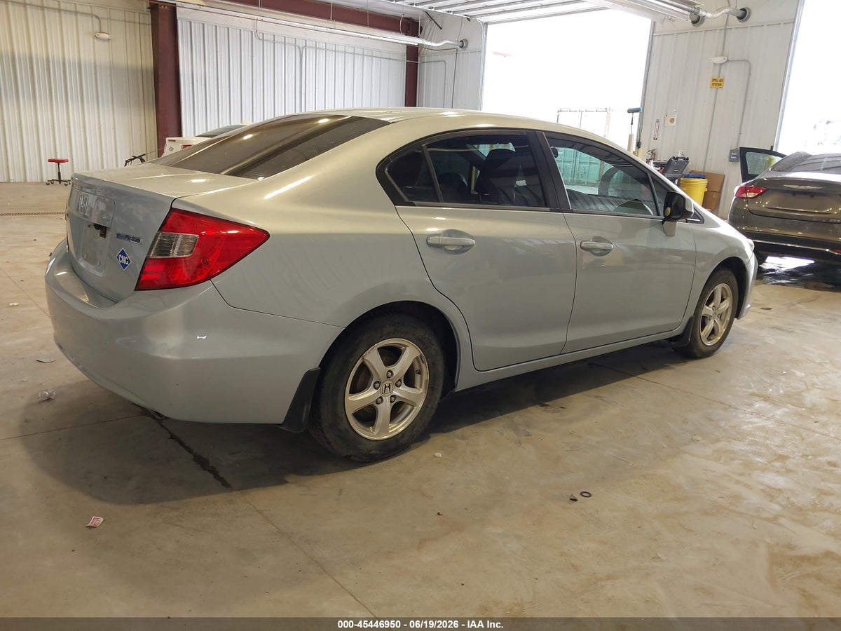 2012 HONDA CIVIC NATURAL GAS — снимка 4