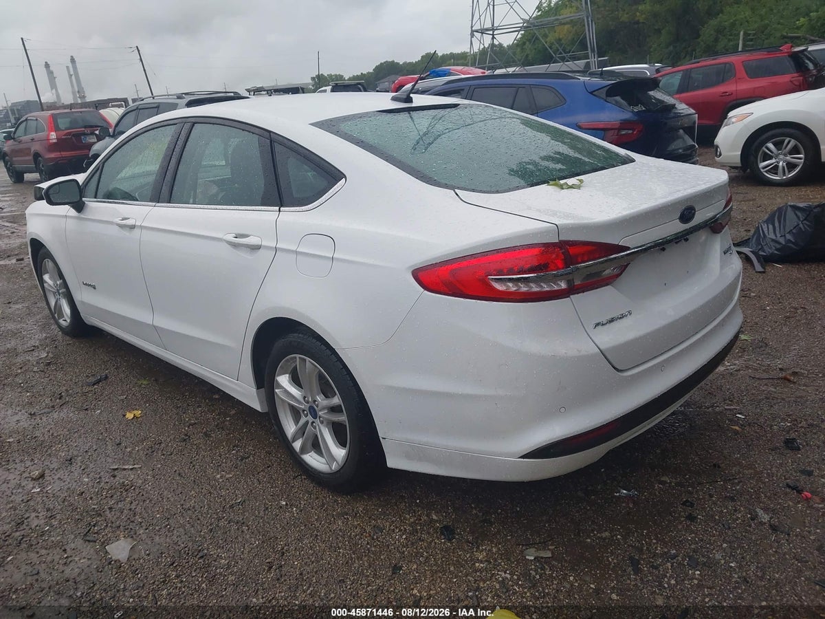 2018 FORD FUSION HYBRID SE — снимка 3