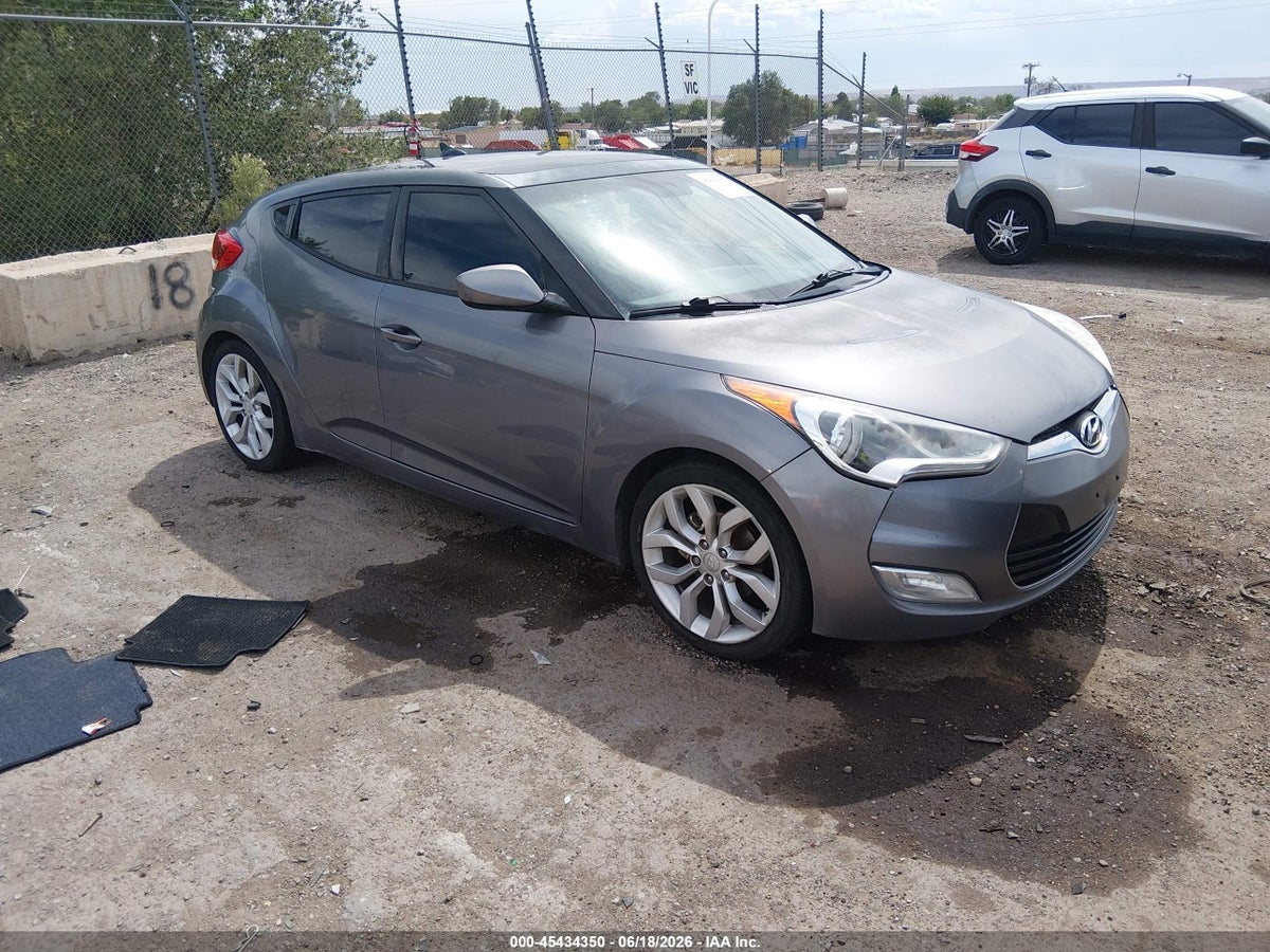 2012 HYUNDAI VELOSTER BASE W/BLACK