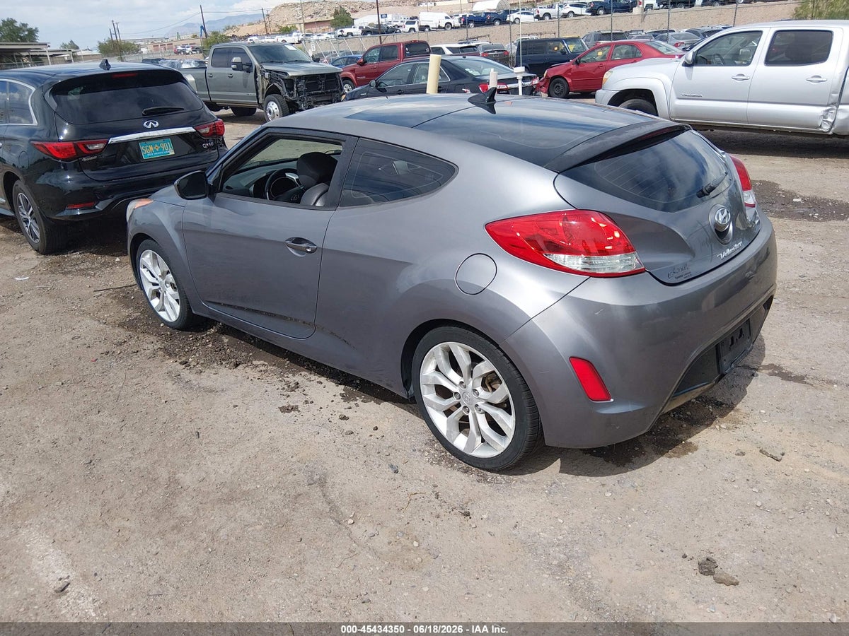 2012 HYUNDAI VELOSTER BASE W/BLACK — снимка 3