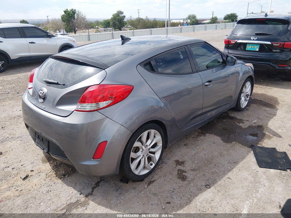 2012 HYUNDAI VELOSTER BASE W/BLACK — снимка 4