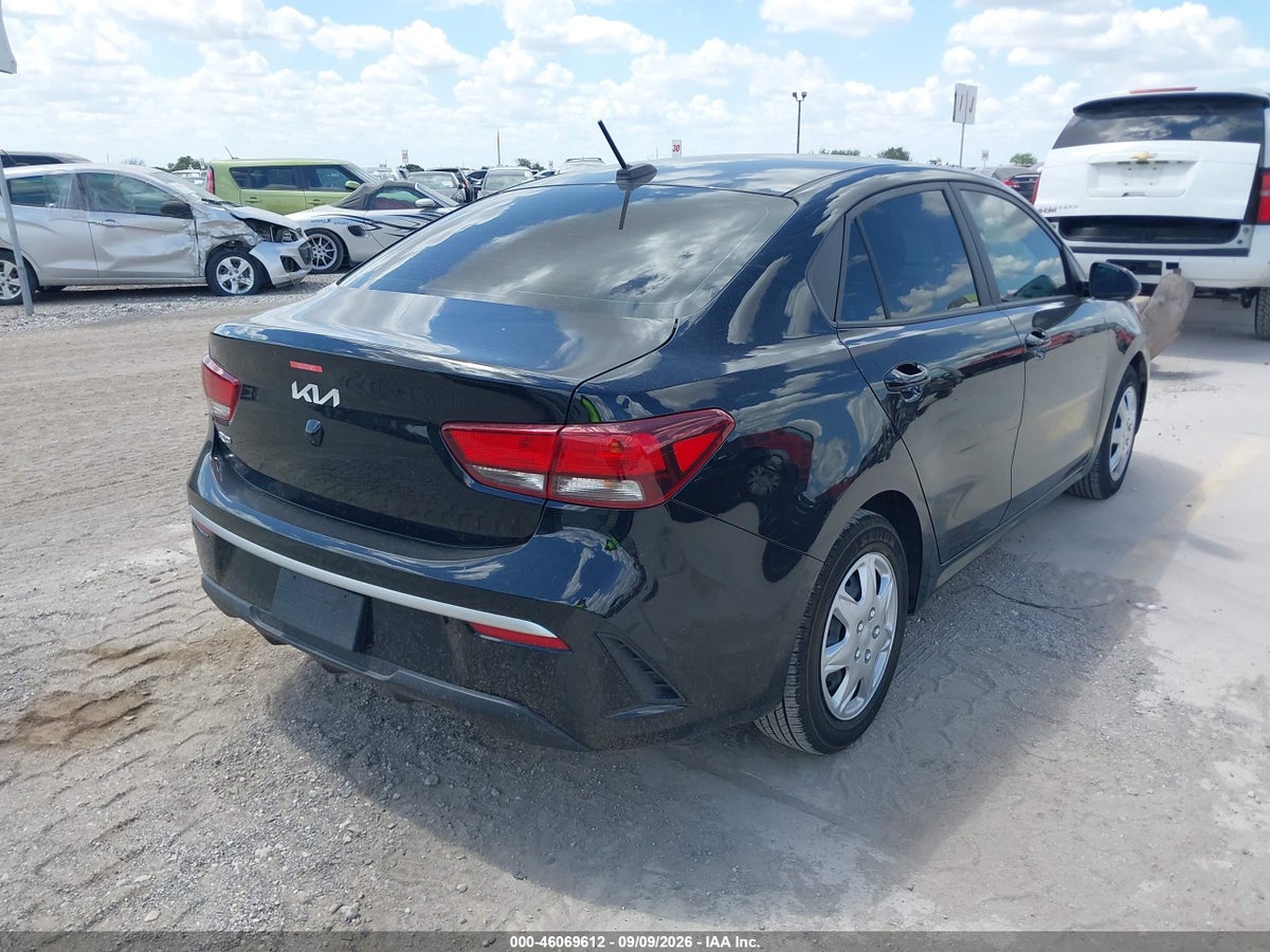 2022 KIA RIO S — снимка 4