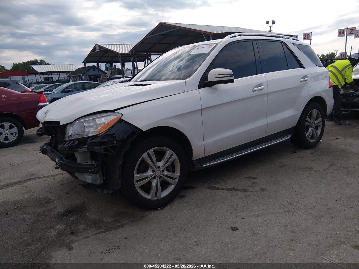 2015 MERCEDES-BENZ ML 350 4MATIC — снимка 2
