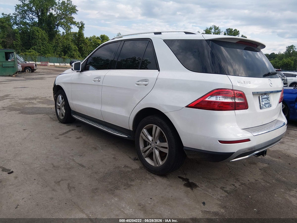 2015 MERCEDES-BENZ ML 350 4MATIC — снимка 3