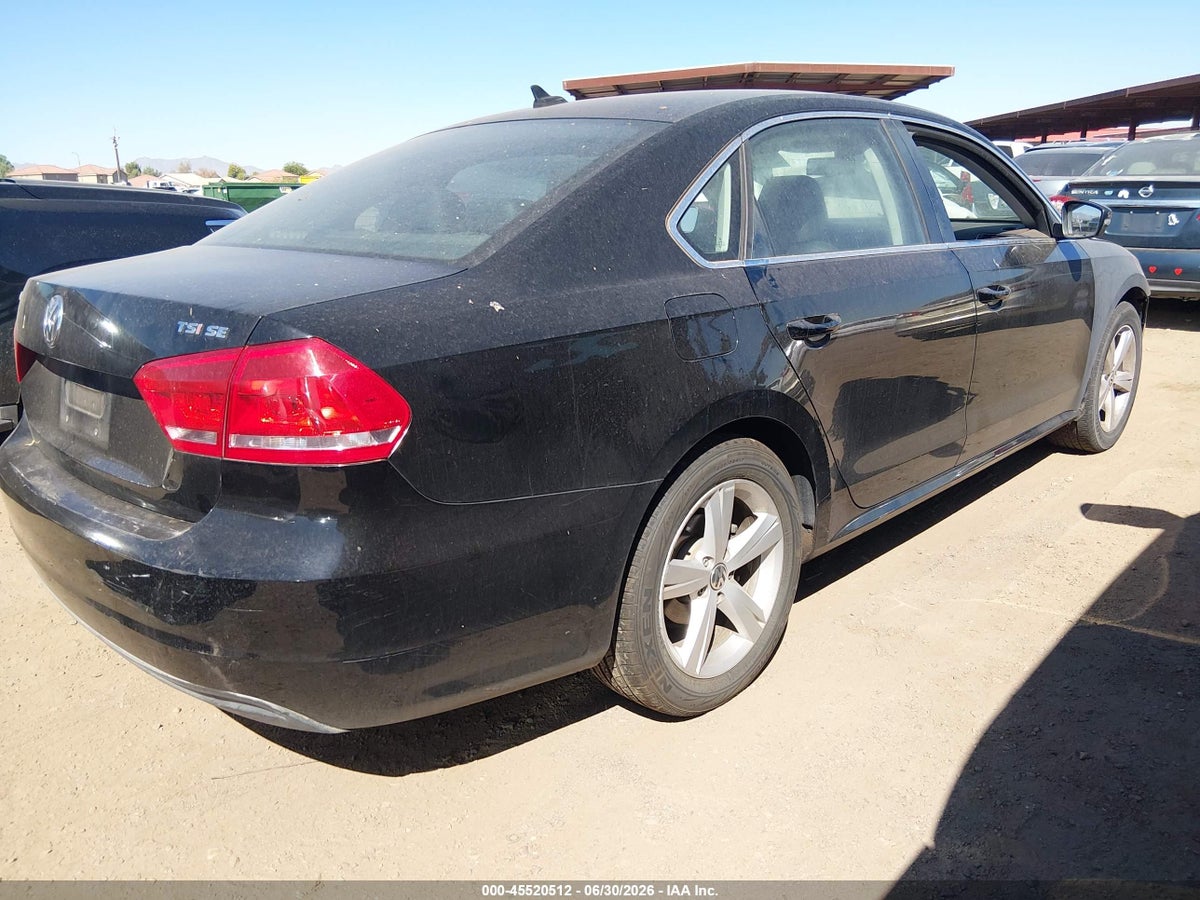 2014 VOLKSWAGEN PASSAT 1.8T SE — снимка 4