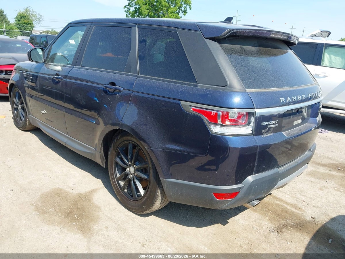 2016 LAND ROVER RANGE ROVER SPORT 3.0L V6 SUPERCHARGED SE — снимка 3