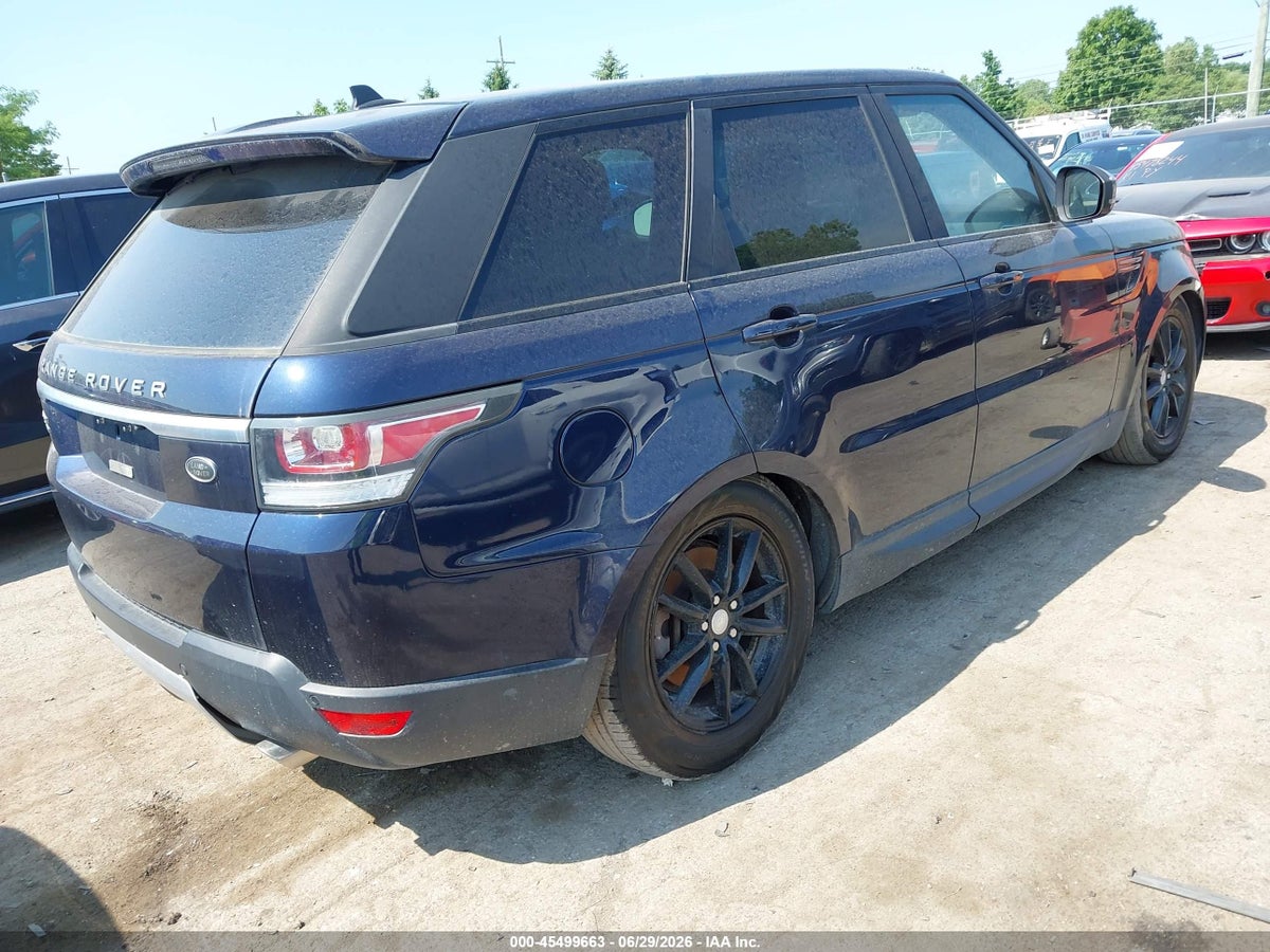 2016 LAND ROVER RANGE ROVER SPORT 3.0L V6 SUPERCHARGED SE — снимка 4