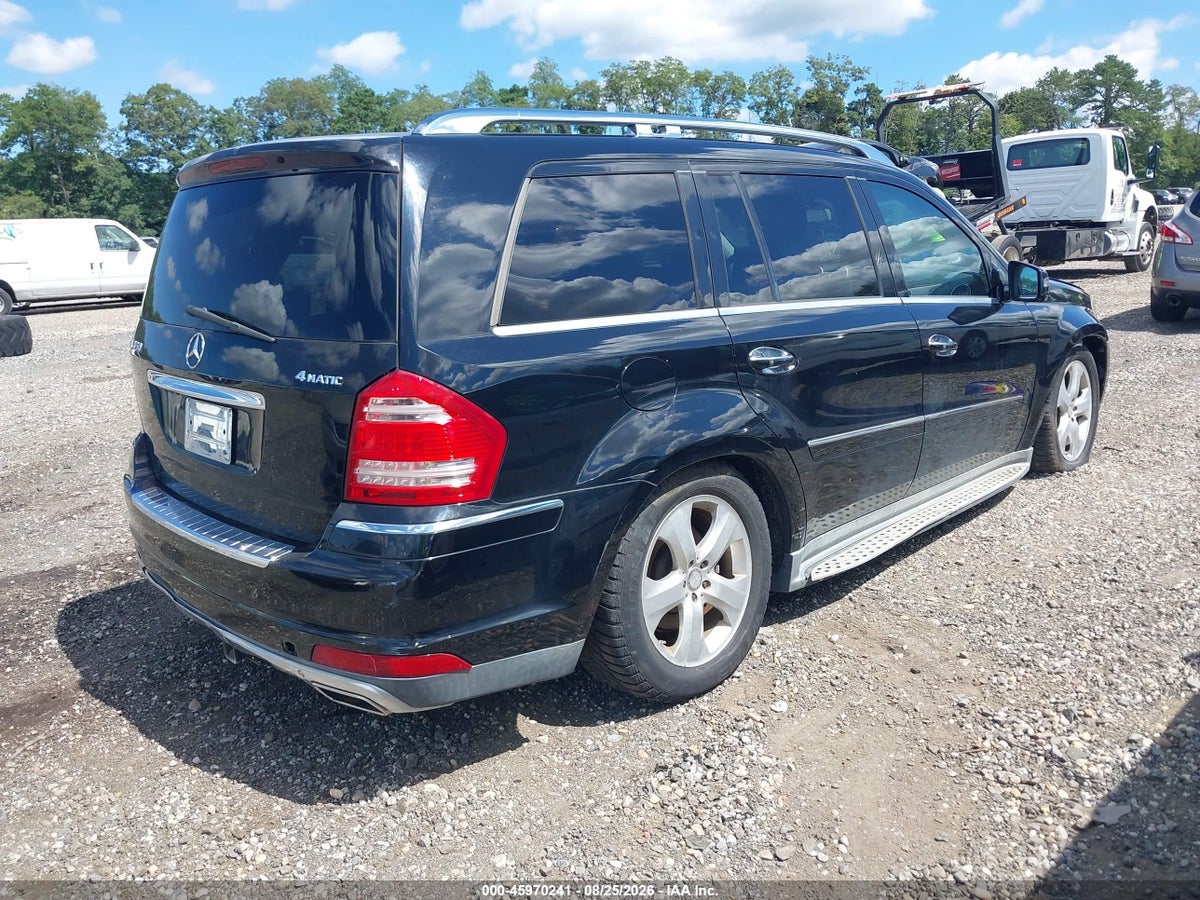 2012 MERCEDES-BENZ GL 450 4MATIC — снимка 4