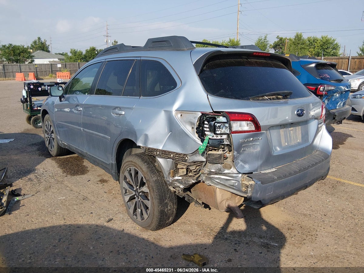 2015 SUBARU OUTBACK 2.5I LIMITED — снимка 3