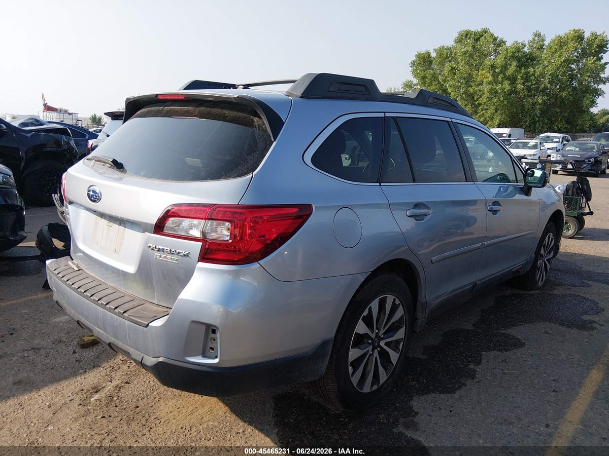 2015 SUBARU OUTBACK 2.5I LIMITED — снимка 4