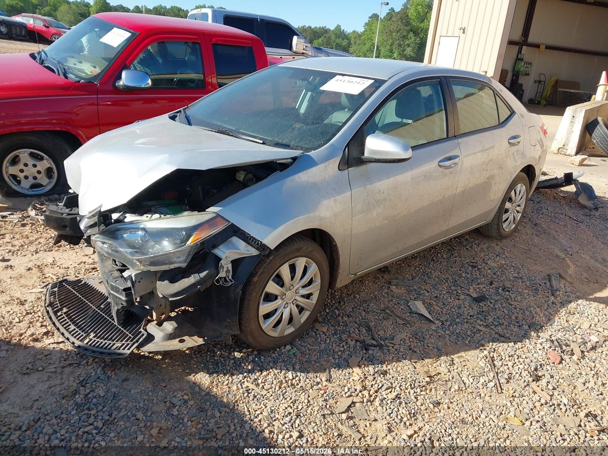 2016 TOYOTA COROLLA LE — снимка 2