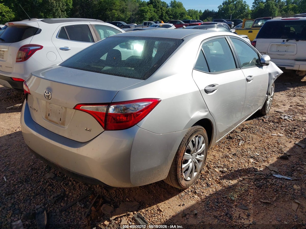 2016 TOYOTA COROLLA LE — снимка 4