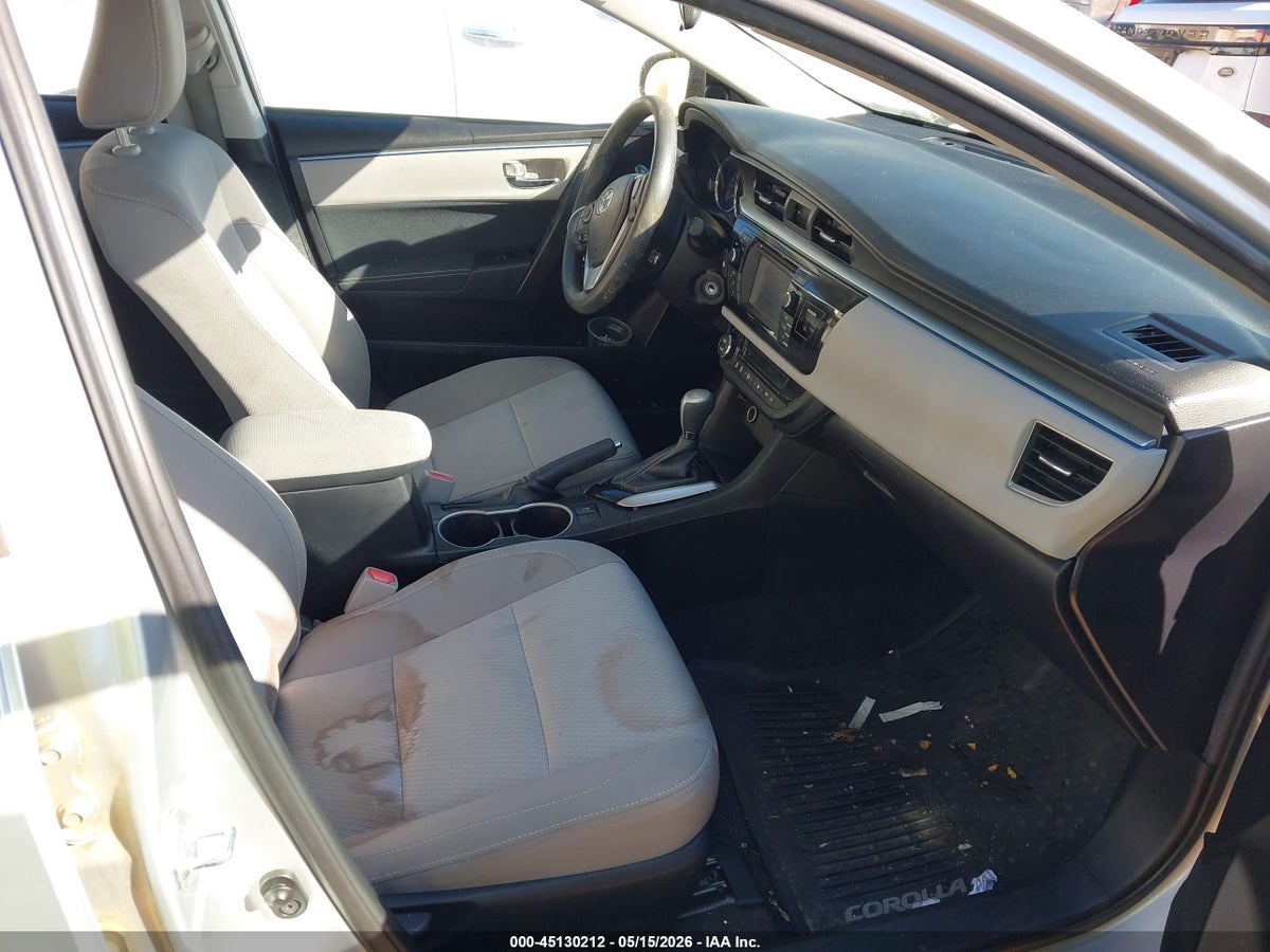 2016 TOYOTA COROLLA LE — снимка 5