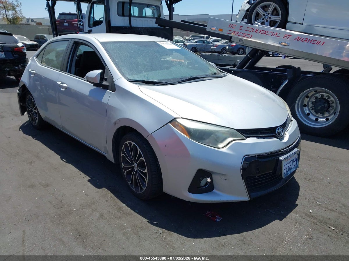 2016 TOYOTA COROLLA S PLUS