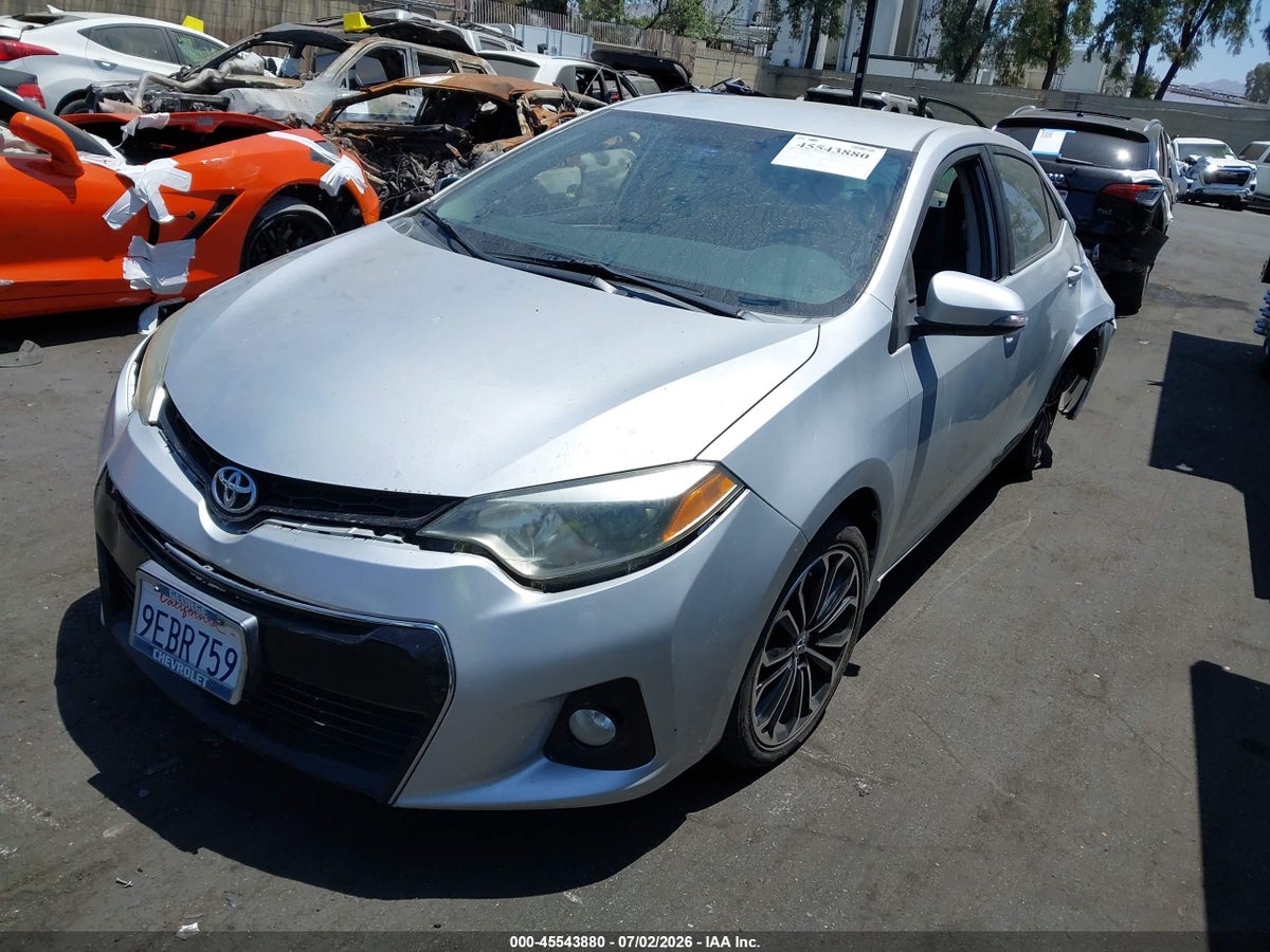 2016 TOYOTA COROLLA S PLUS — снимка 2