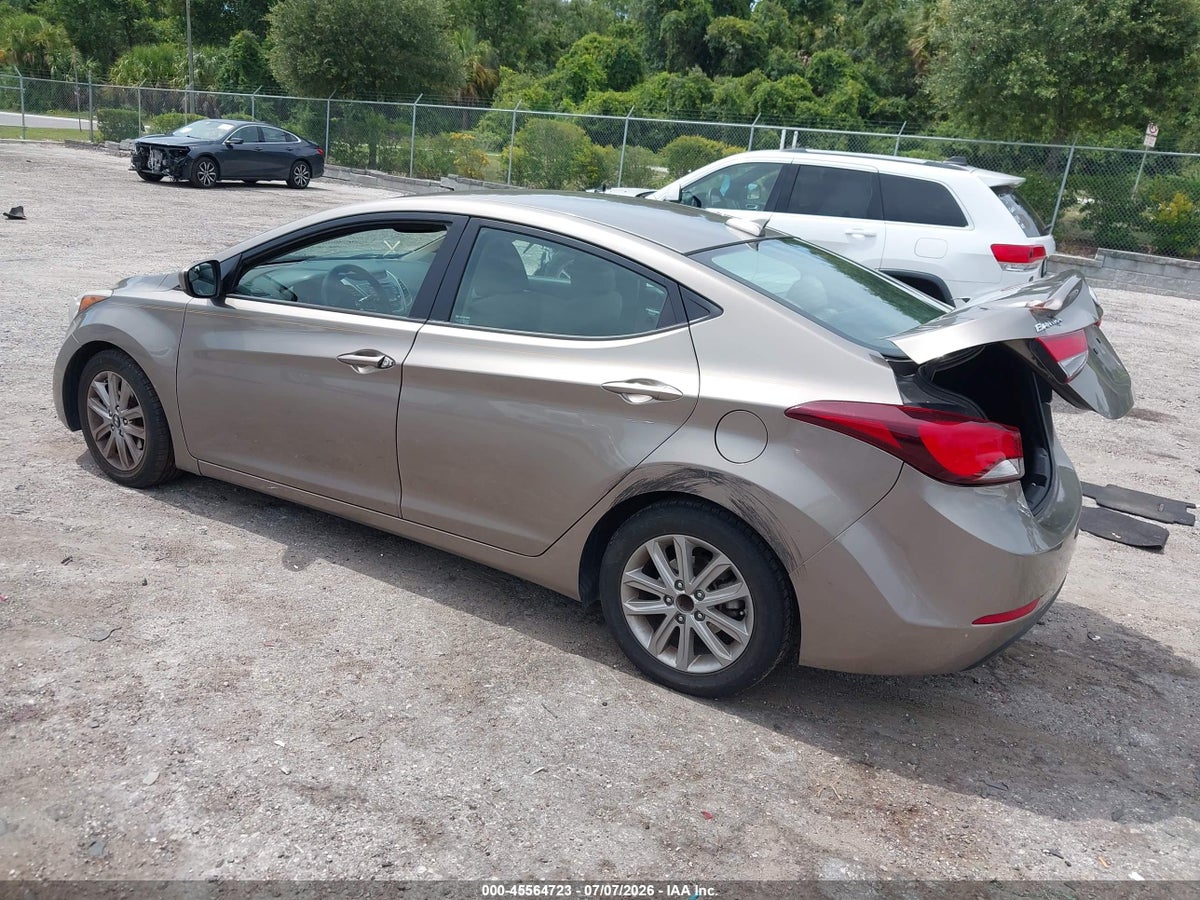 2016 HYUNDAI ELANTRA SE — снимка 3
