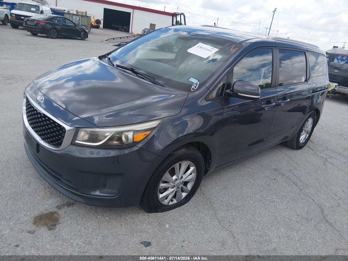 2016 KIA SEDONA LX — снимка 2