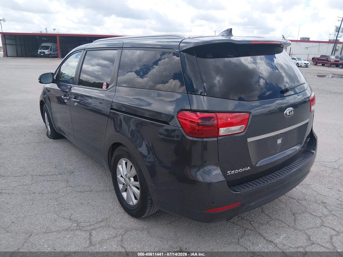2016 KIA SEDONA LX — снимка 3