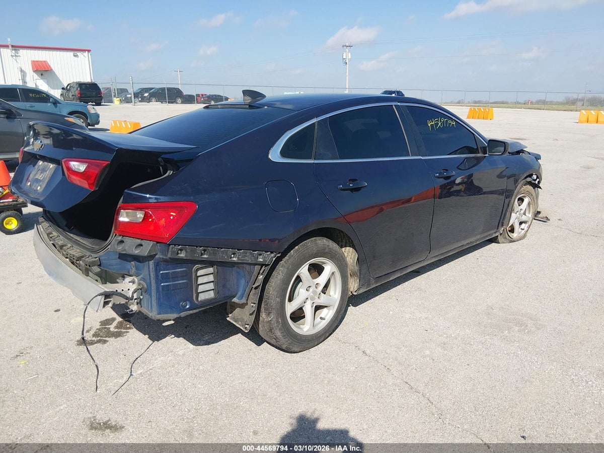 2017 CHEVROLET MALIBU LS — снимка 4