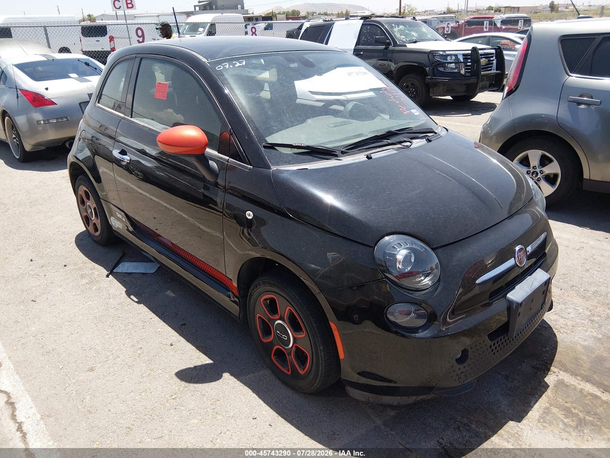 2016 FIAT 500E BATTERY ELECTRIC
